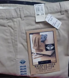 dockers 36x32 uomo kaki chiaro/abbronzatura - nuovo con etichetta - senza rughe 100% cotone 1,00 spedizione F - Foto 1 di 3