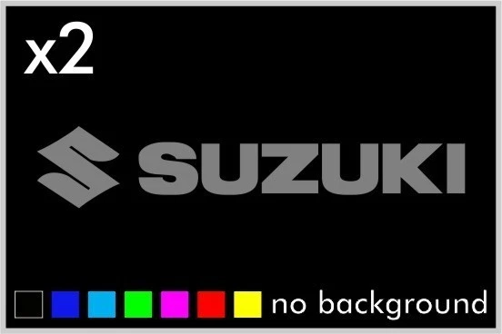 (2) Pegatina Vinilo Calcomanía Suzuki Casco Moto Tanque Bicicleta 600 750 1000 1100 Foto 1 de 1