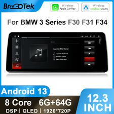 12,3" Autoradio GPS Sat Navi  8-Kern 64GB 4G für BMW F30 F31 F33 F34 CIC NBT