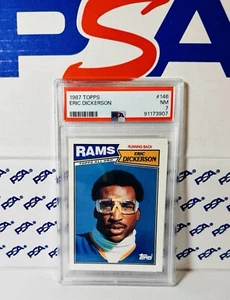 Topps Eric Dickerson 1987 PSA 7 - Imagen 1 de 3