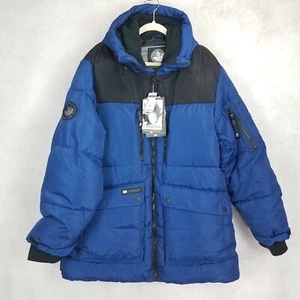 NEW Canada Weathergear Men's XL Winter Jacket Parka In Blue Northern Light NWT - Picture 1 of 14