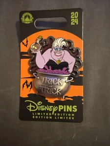 DISNEY TRICK OR TREAT 2024 PIN URSULA HALLOWEEN CAULDRON LE4000 - Picture 1 of 1