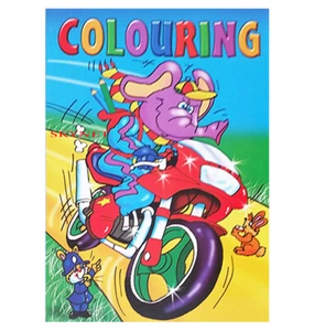 96 PAGES A4 COLOURING BOOK Childrens Kids Boys Girls Fun Travel Home - Picture 1 of 4