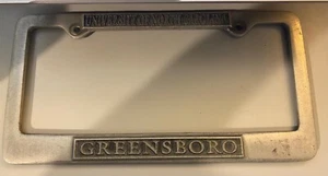 UNCG University of North Carolina Greensboro Spartans License Frame (Pewter) - Picture 1 of 1