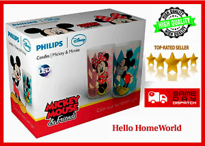 Philips Night Light Disney Mickey & Minnie Mouse Kids LED Candle ChildSafe 💡💡 