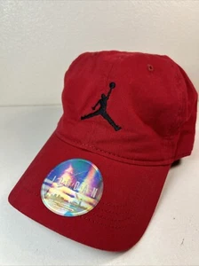 Nike Air Jordan Jumpman Hat Youth Red Cap Embroidered - Picture 1 of 6
