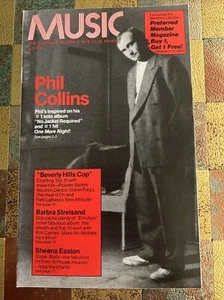 July 1985 COLUMBIA RECORD TAPE CLUB MAGAZINE Phil Collins MUSIC Culture Club - Picture 1 of 13