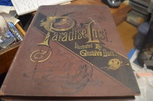 1886 John Milton's Paradise Lost Illustrated by Gustave Dore RARE - Picture 1 of 6