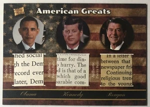 JOHN F KENNEDY, REAGAN, OBAMA, LAS PIEZAS DE BARRA DEL PASADO DOCUMENTO FIRMADO RELIQUIA  - Imagen 1 de 2