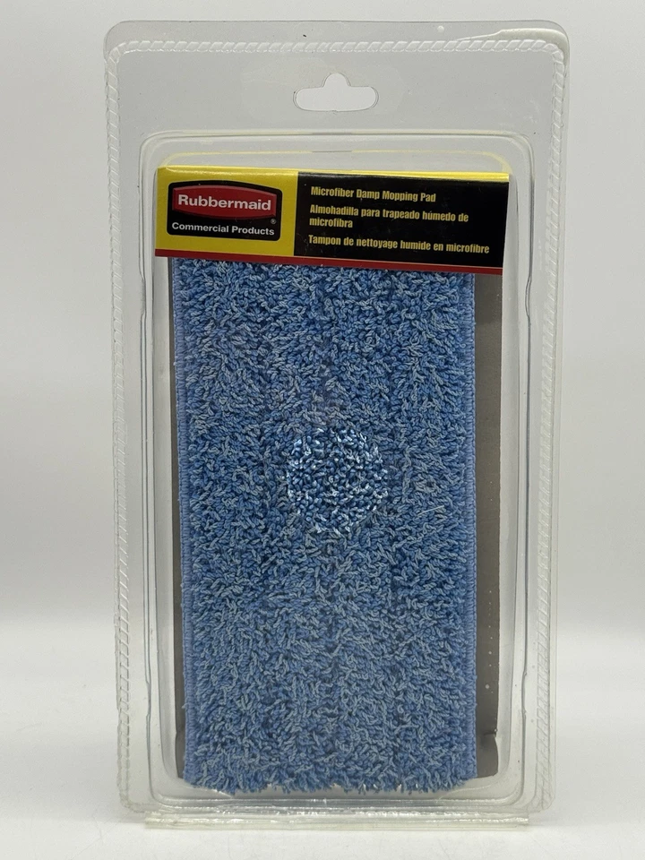 Rubbermaid Commercial Fgq40920bl00 Microfiber Flat Damp MOP Pad