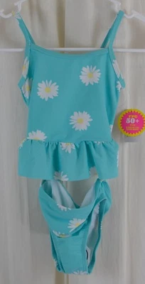 Traje de baño tankini azul margarita talla 3T The Children's Place 2 piezas para niñas pequeñas Foto 1 de 4