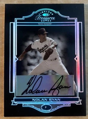 NOLAN RYAN 2004 Donruss Timeless Treasures #83 #d 24/34 Autographed AUTO - Image 1 of 2