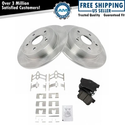 Kit de pastillas de freno trasero y rotor rotor de freno para Suzuki SX4 2007-2013 Foto 1 de 4