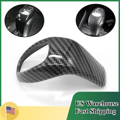 For BMW X1 F48 2016-2019 Gear Shift Knob Sticker ABS Trim Sticker Carbon Black Foto 1 de 4