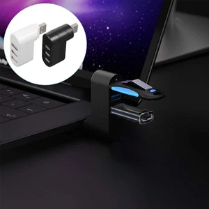 2 sztuki High Speeds 3 porty USB 2.0 Multi Hub Splitter Adapter kabla rozszerzającego - Zdjęcie 1 z 12