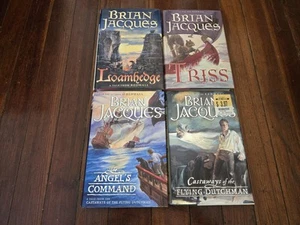 Lot of 4 Hardcover Books Brian Jacques Redwall & Flying Dutchman Series - Picture 1 of 3