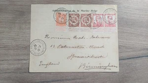 BELGIEN - Brief Marine Belge Le Havre - Birmingham 1915 - Picture 1 of 2