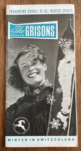 Vintage SVIZZERA LA REGIONE GRIGIONI VIAGGIO TURISMO BROCHURE GUIDA - Foto 1 di 5