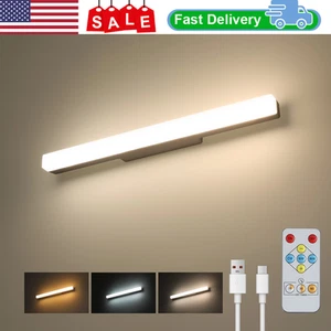 10W LED Bathroom Over Mirror Vanity Bath Wall Light Cabinet Lamp 40CM Dimmable - Picture 1 of 10