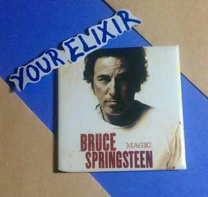 BRUCE SPRINGSTEEN THE BOSS MAGIC PHOTO WHITE LIMITED EDITION RARE MAGNET - Picture 1 of 1