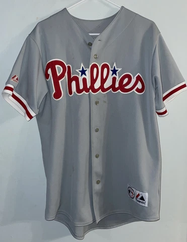 Philadelphia Phillies Ryan Howard #6 Majestic Stitched Jersey Men’s SZ M Cover