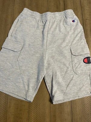 Pantalones Cortos Champion Gris Unisex Niños o Niñas Niños Algodón Bolsillo Grandes Foto 1 de 4