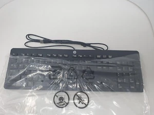 HP KU-1469 USB Business Keyboard Black Slim 803181-001 Quick Dispatch Genuine - Picture 1 of 12