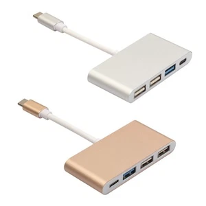 USB3.1 Type C to USB 3.0 2.0 HUB Adapter Charging Cable Port for PC Macbook - Picture 1 of 14
