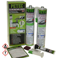 PETEC Scheibenkleber Set inkl 2x 310ml Scheiben-Kleber Kartusche 83333+83310