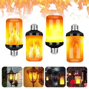E27 LED Flame Light Bulbs Flicker Burning Effect Bulb Home Christmas Decor Lamp - Picture 1 of 15
