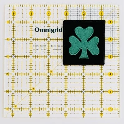 Clover Iron On Patch Green Luck Cards Suit - Image 1 of 4