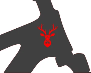 Rotwild Hirsch Rothirsch Fahrrad MTB Aufkleber Sticker Set 2 Stk. #001 - Bild 1 von 1