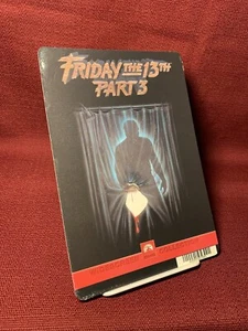 BLOCKBUSTER Movie Backer Card Mini Poster Art 5.5" x 8" FRIDAY THE 13TH PART 3 - Picture 1 of 7