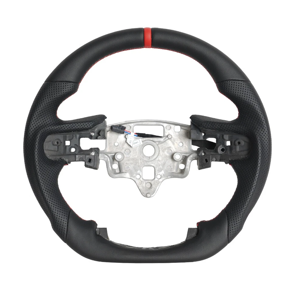 Volante de cuero completo para GMC Sierra 1500 2500 3500 con calefacción 19-25 Foto 1 de 4