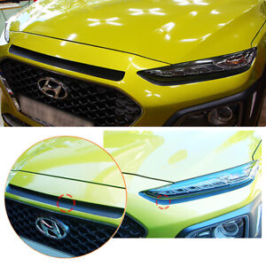 Front Eyebrow Eye line with Grille Line Decal Sticker 3p (Fits: 2018 2020 Kona)