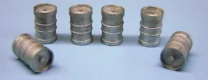 6 Modern Beer Kegs L46 UNPAINTED O Scale Langley Models Kit 1/43 Scenery Metal - Picture 1 of 1