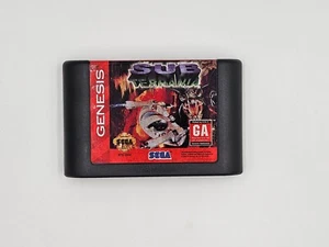 Sub Terrania (Sega Genesis, 1994)--VERY GOOD - Picture 1 of 6