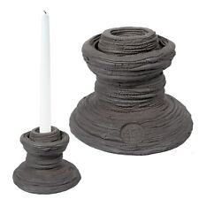 Leuchter Kerzen Kunst Skulptur Unikat Steinzeug 10x8cm Andreas Loeschner-Gornau