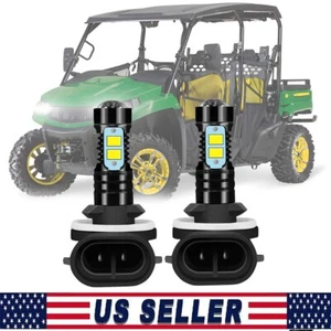2 Bright LED light bulbs for Deere Gator XUV550 S4 XUV560 S4 XUV590i S4 headlamp - Picture 1 of 6