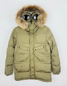 Rare CP Company Mille Miglia Down Explorer Jacket Goggle S 20.5”ptp Nylon Metal  - Picture 1 of 10
