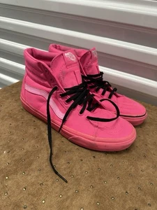 Scarpe da skate alte Vans Sk8 Hi Hot Pink da uomo taglia 7,5 / donna 9 - Foto 1 di 9
