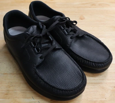 SAS Time Out Shoes Mens 14 WW Wide Black Leather Walking Comfort USA Made - Image 1 of 4