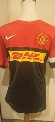Maillot Entraînement Manchester United Saison 2012-2013 Nike DHL Taille S - Photo 1/4