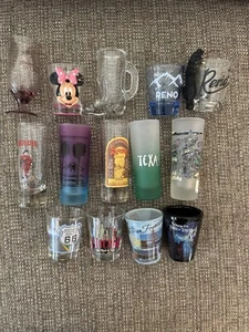 Lot of 14 Assorted Shot Glasses from various places & things - Picture 1 of 15