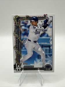 2025 Topps Holiday SHOHEI OHTANI Candy Cane Image Variation #H200 SP - Bild 1 von 2