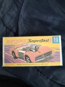 Matchbox Superfast No 19 - Road Dragster Replica/ copy Box Only  - Picture 1 of 3