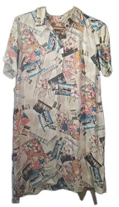 Caribbean Joe Collared Dress Size 1X Floral Print - Picture 1 of 3