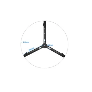 Moving Shot Photography Tripod Pulley 3 Wheel Stand Base Slide Rail for Camera - Picture 1 of 11