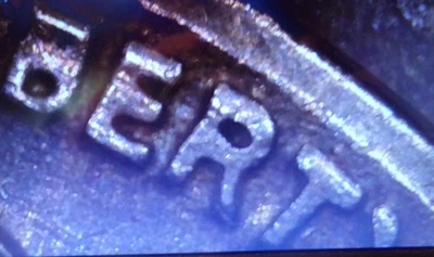 1937P  BUFFALO NICKEL WITH ERRORS DDO DOUBLING ON B,E,R,T,Y, ON FEATHER  DATE - Image 1 of 4