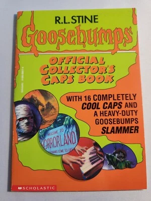 EXACT ITEM PICTURED Goosebumps Official Collectors Cap Book Stine Eng *NO CAPS* - Image 1 of 4